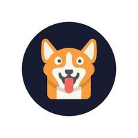 Pet dog Vector icon which is suitable for commercial work and easily modify or edit it