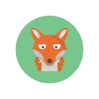 Fox animal Vector icon which is suitable for commercial work and easily modify or edit it