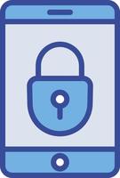 mobile security Isolated Vector icon which can easily modify or edit