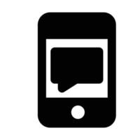 Mobile Notification Vector icon which is suitable for commercial work and easily modify or edit it