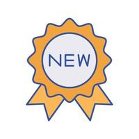 New badge Vector icon which is suitable for commercial work and easily modify or edit it