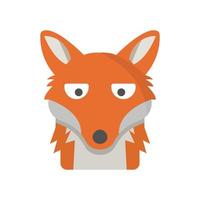 Fox animal Vector icon which is suitable for commercial work and easily modify or edit it