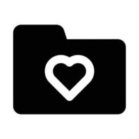 Favourite Folder  Vector icon which is suitable for commercial work and easily modify or edit it