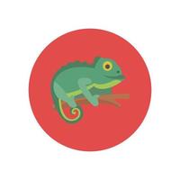 Chameleon animal Vector icon which is suitable for commercial work and easily modify or edit it