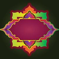 Banner colourful vector image