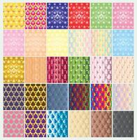 Collection of colorful pattern abstract background, decorative, wallpaper etc vector