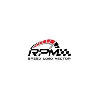 rpm vector logo gráfico plantilla moderna