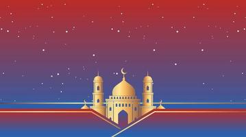 diseño de fondo islámico. fondo de ramadán. fondo de eid mubarak vector