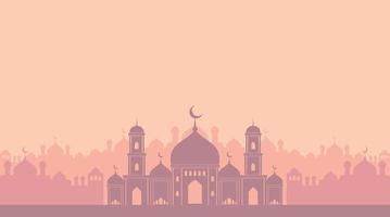 diseño de fondo islámico. fondo de ramadán. fondo de eid mubarak vector