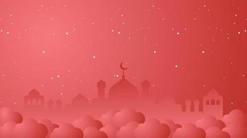 diseño de fondo islámico. fondo de ramadán. fondo de eid mubarak vector