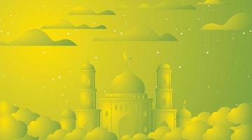 diseño de fondo islámico. fondo de ramadán. fondo de eid mubarak vector