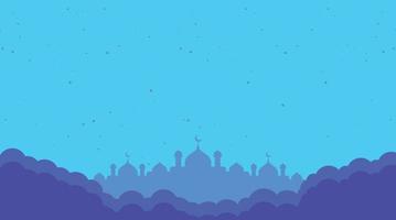 diseño de fondo islámico. fondo de ramadán. fondo de eid mubarak vector