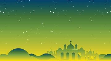 diseño de fondo islámico. fondo de ramadán kareem. fondo de eid mubarak vector