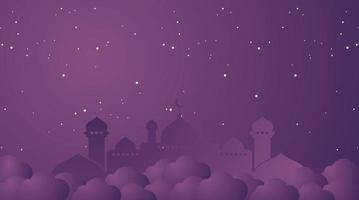 diseño de fondo islámico. fondo de ramadán. fondo de eid mubarak vector