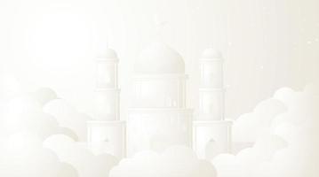 diseño de fondo islámico. fondo de ramadán. fondo de eid mubarak vector