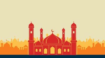 diseño de fondo islámico. fondo de ramadán. fondo de eid mubarak vector