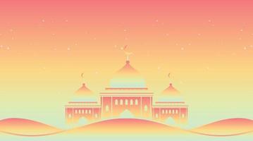 Islamic Background Design. Ramadan Kareem Background. Eid Mubarak Background vector