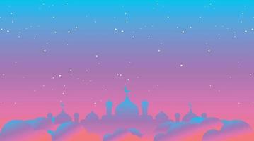 diseño de fondo islámico. fondo de ramadán kareem. fondo de eid mubarak vector