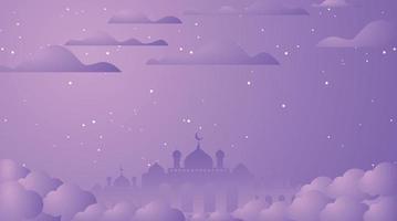 diseño de fondo islámico. fondo de ramadán. fondo de eid mubarak vector