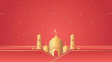 diseño de fondo islámico. fondo de ramadán. fondo de eid mubarak vector