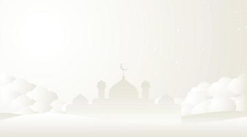 diseño de fondo islámico. fondo de ramadán. fondo de eid mubarak vector