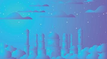 diseño de fondo islámico. fondo de ramadán. fondo de eid mubarak vector