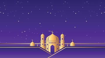 diseño de fondo islámico. fondo de ramadán. fondo de eid mubarak vector