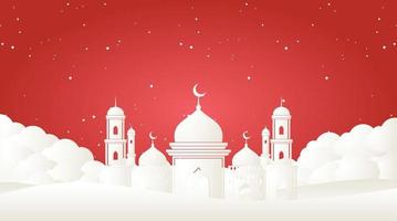 Islamic Background Design. Ramadan Background. Eid Mubarak Background vector