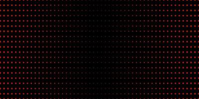 Gradient Black Red Halftone Background. Dotted Gradation Abstract Pattern. Half Tone Retro Luxury Style Bright Effect Banner. Creative Modern Wallpaper Design. Vector Illustration.