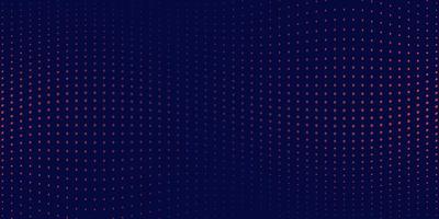 Gradient Halftone Texture Background. Blue Wave Dotted Creative Banner. Half Tone Gradation Energy Vibrant Effect Pattern. Abstract Modern Wallpaper Design. Vector Illustration.