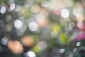 An abstract blurred bokeh background. photo