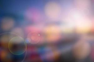 Blurred nature abstract background with sunflare. photo