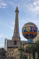 las vegas, estados unidos - 29 de agosto de 2017 hotel y casino paris las vegas en las vegas, nevada, estados unidos foto