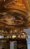 Las Vegas, NV, USA - August, 29, 2017 Interior art ceiling of the famous Venetian casino