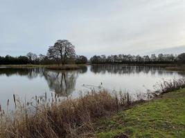 A view of Alderford Lake near Whitchurch in Shropshire photo
