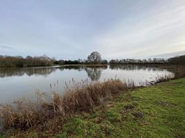 A view of Alderford Lake near Whitchurch in Shropshire photo