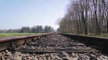 Daytime Train tracks video