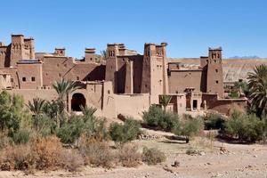 Fortified village of Ait Benhaddou in Morocco photo