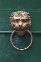 Lion head door knocker photo
