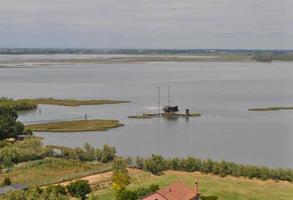 Aerial view of Torcello, Venice photo