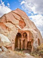 Sarica monastery complex in valley of churches in Cappadocia photo
