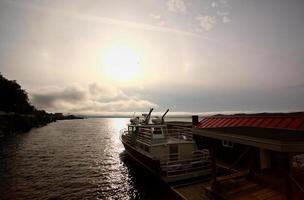 Cruise boast at dock in Prince Rupert photo