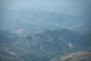 mirador doi pha tang, una atracción turística en tailandia. foto