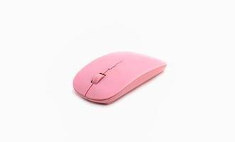 pink computer mouse photo