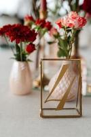 flower wedding decor photo