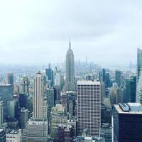 horizonte de la ciudad de nueva york, nueva york, estados unidos foto