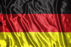 germany cloth flag Satin Flag Waving Fabric Texture of the Flag photo