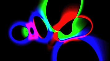 Colorful curve line abstract glow pattern photo