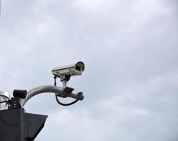 CCTV Camera on Traffic Intersection photo