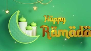 happy ramadan greetings text video